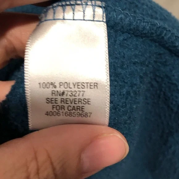 Men’s 2XL Croft and Barrow Teal long sleeve partial zip collared sweatshirt - Picture 16 of 17